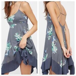 Free People Faded Bloom Mini Dress in Sz XS